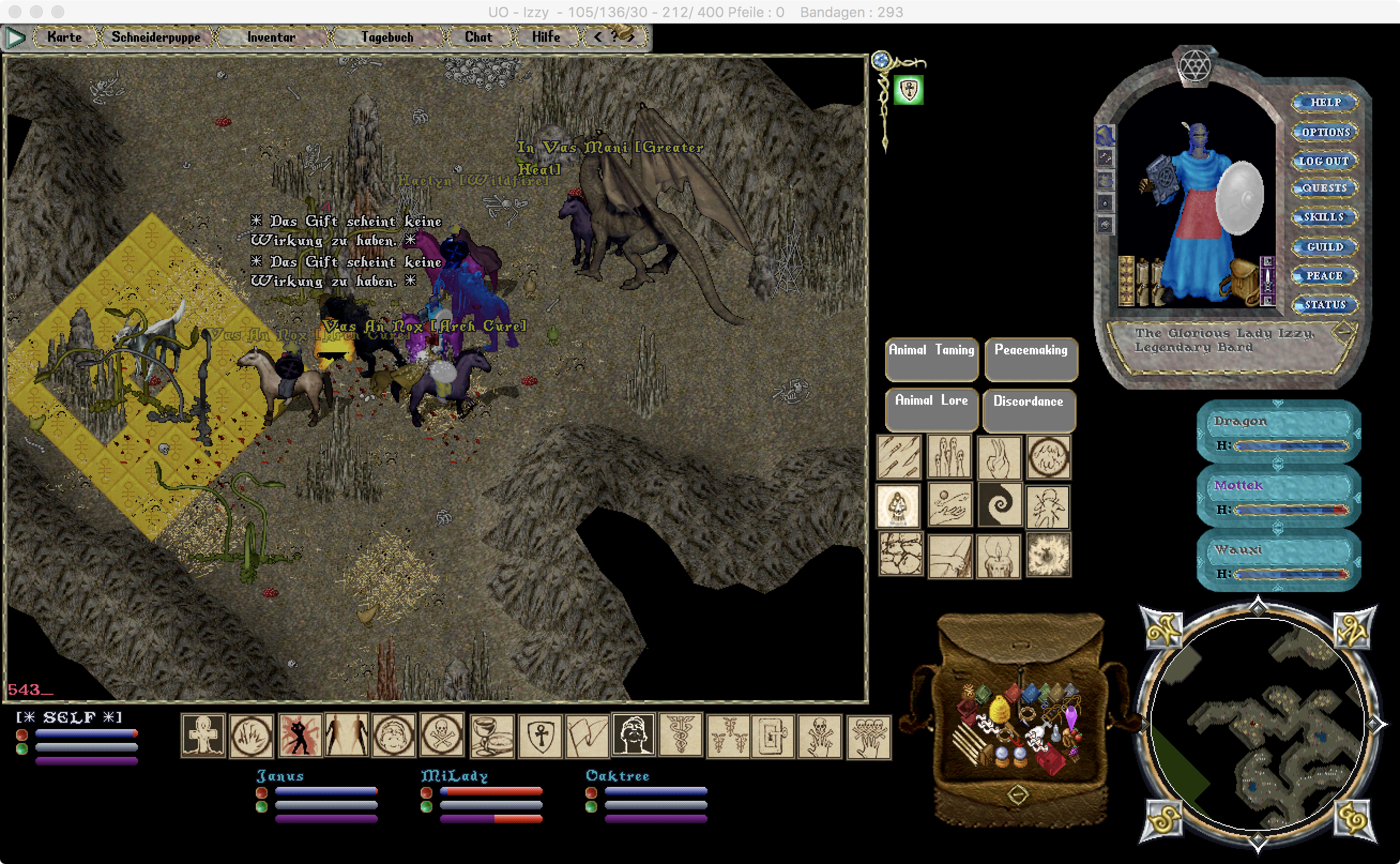 Covetous Level 2 Vetus Mundus ein Ultima Online Freeshard
